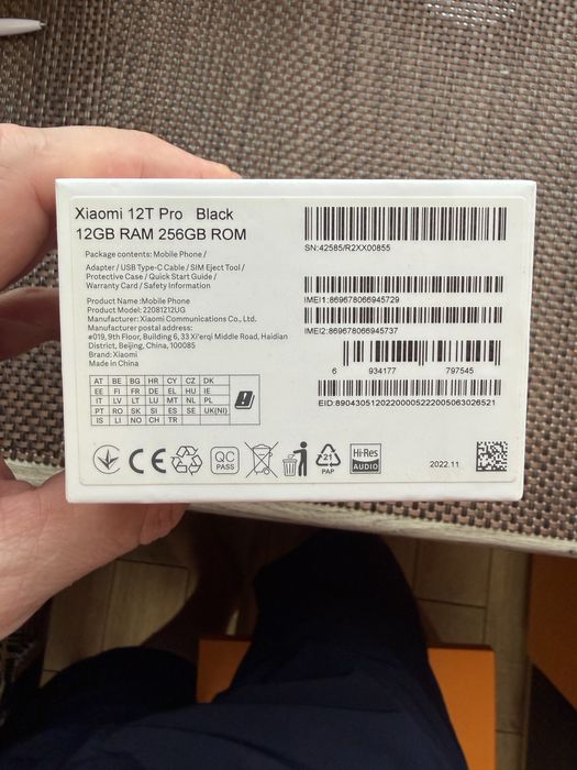 Продаю смартфон Xiaomi 12T Pro