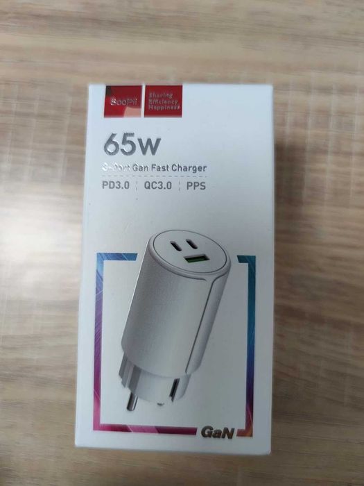 Бързо мощно зарядно 65 W SooPii USB C, за Apple и др