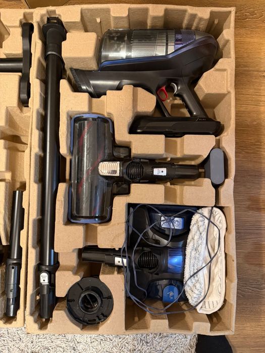 Aspirator vertical Rowenta X-Force Flex 14.60 Aqua cu mop