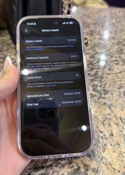 iPhone 17 Pro. silver, 256 GB, 100% baterie