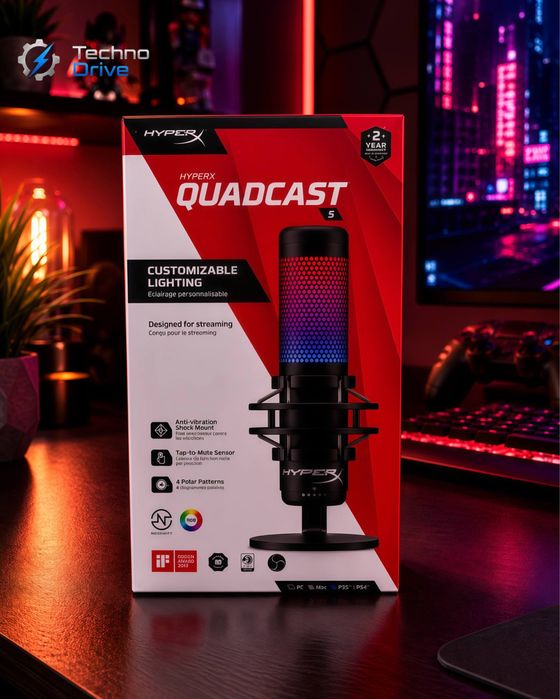 !HyperX Quadcast S Black