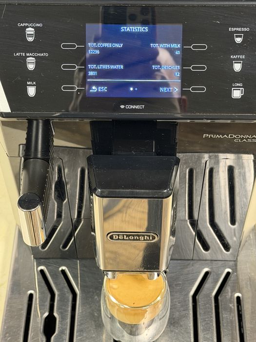 Кафемашина кафе автомат delonghi Primadonna CLASS с гаранция