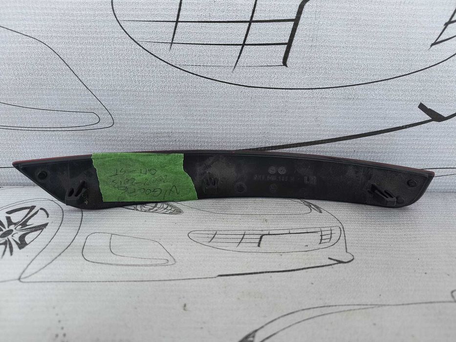 Stop / Catadioptru / Ochi de Pisică Bară Spate Stânga VW Golf VI GTI / GTD 2009 / 2008-2013 Cod OEM 5K0945105H (5C2)
