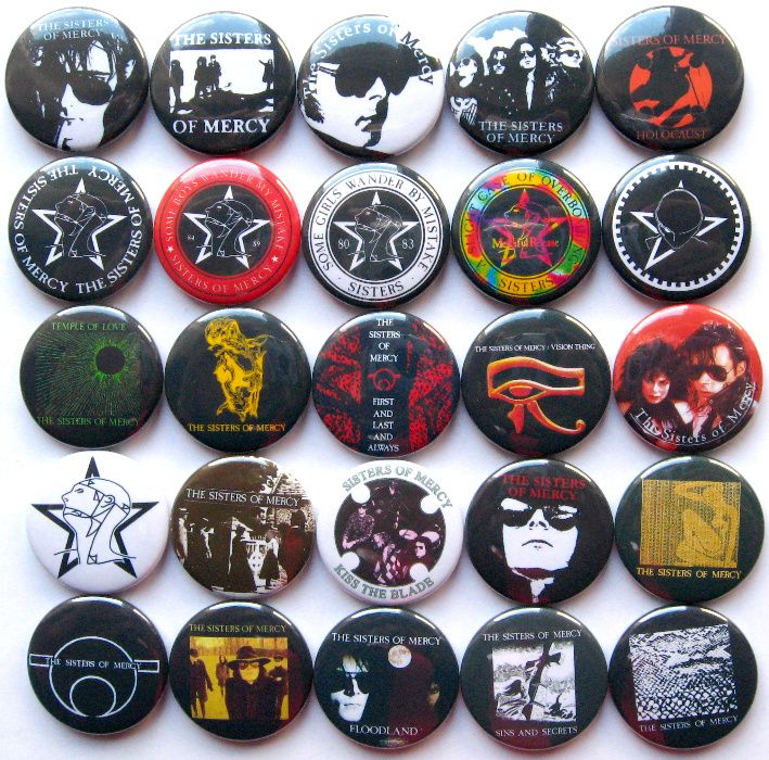 Значки на Sodom, Sepultura, U2, INXS, Madonna, други, 25бр за 25лв