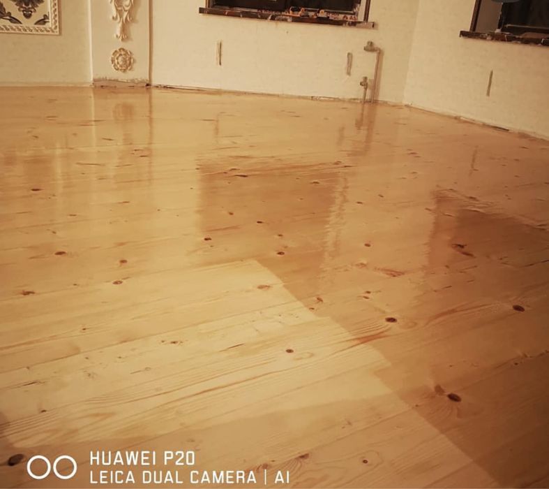 Шлифовка паркета