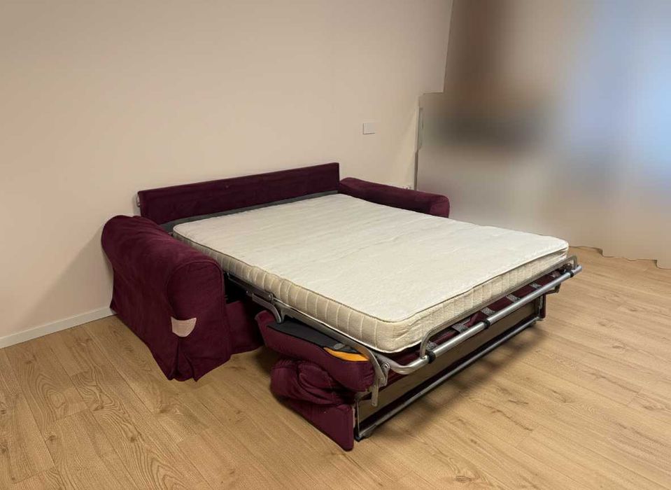 Canapea Extensibilă DIVANISSIMI – Visină Putredă (Calitate Premium)