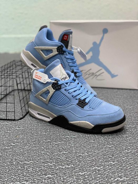 Nike Jordan Retro 4 University Blue Мъжки Дамски Маратонки 36-47
