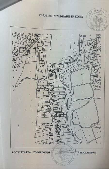 De vanzare spatiu Hala plus teren Topoloveni str. Ion Mihalache 150