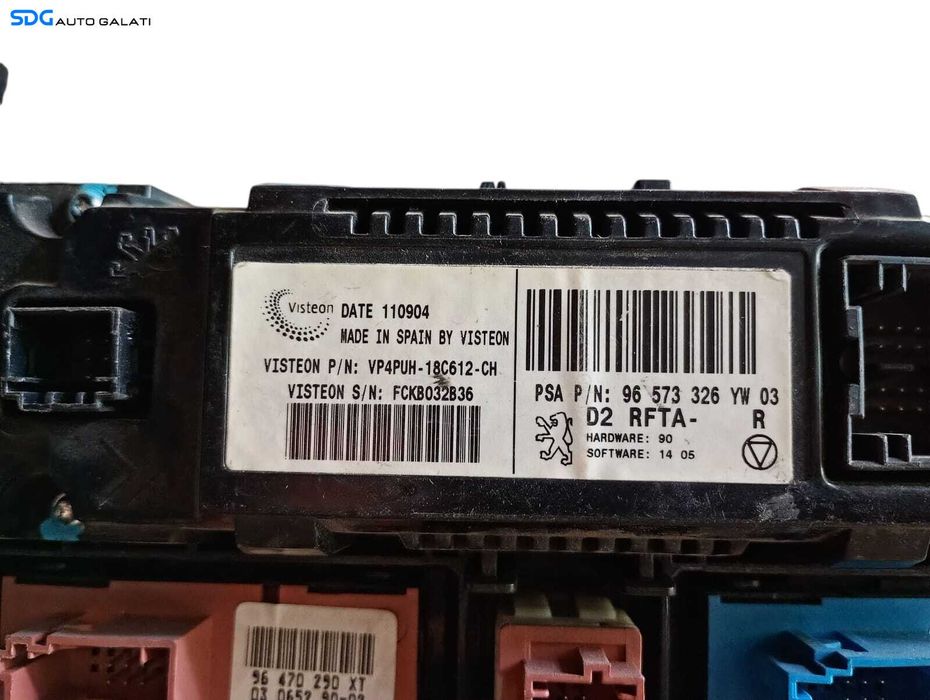 Panou Modul Unitate Comanda AC Aer Conditionat Clima Climatic Peugeot 407 2004 - 2010 Cod 96573326 96573326YP [L6110]