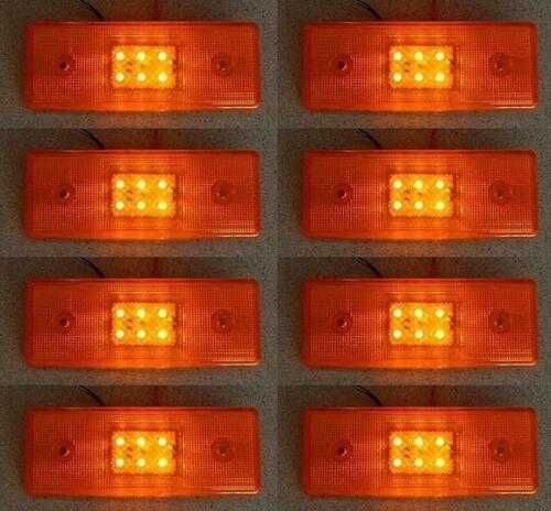 1 бр. LED Лед светлини габарити за кола камион бус 12-24V 3 цвята