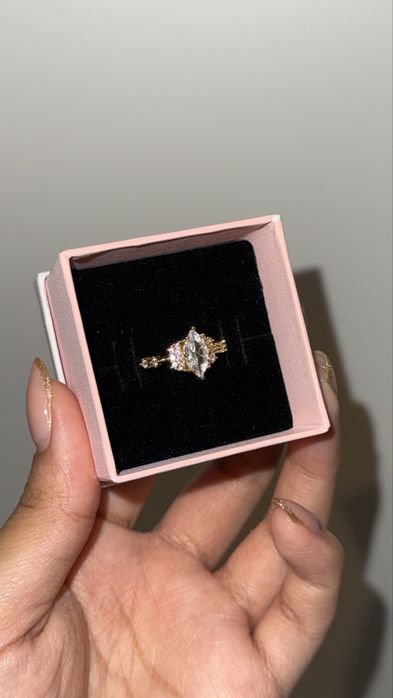 Кольцо на подарок с оформлением (размер регулируется)