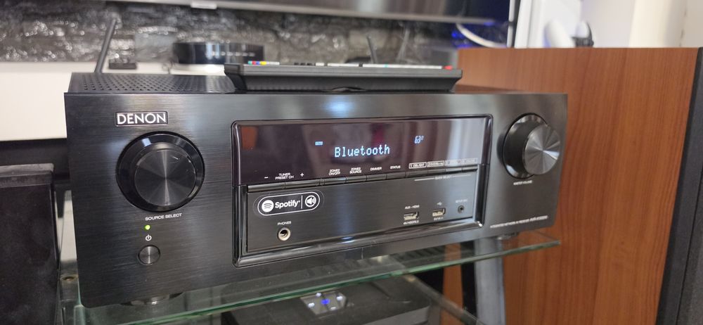Receiver 7.2 Denon AVR-X1300w Dolby Atmos Wifi Bluetooth 4k usb arc