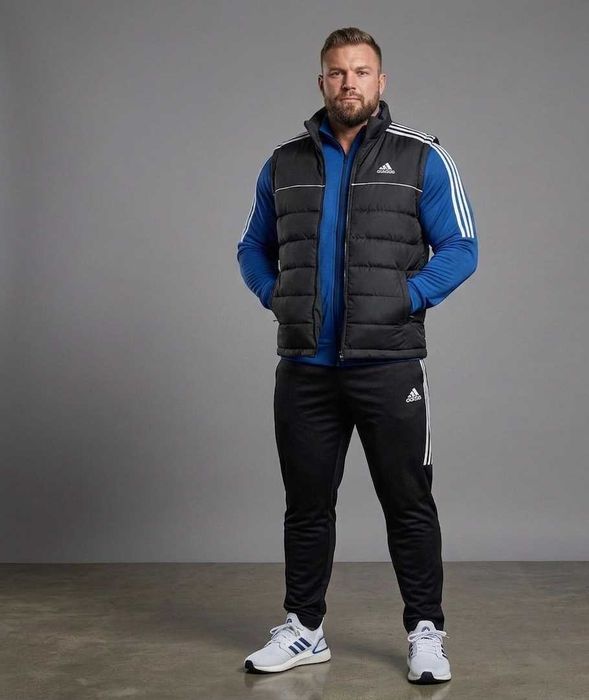 НОВ ЦВЯТ За EДРИ Мъже анцузи полиамид ADIDAS CLASSIC реално големи размери 6XL