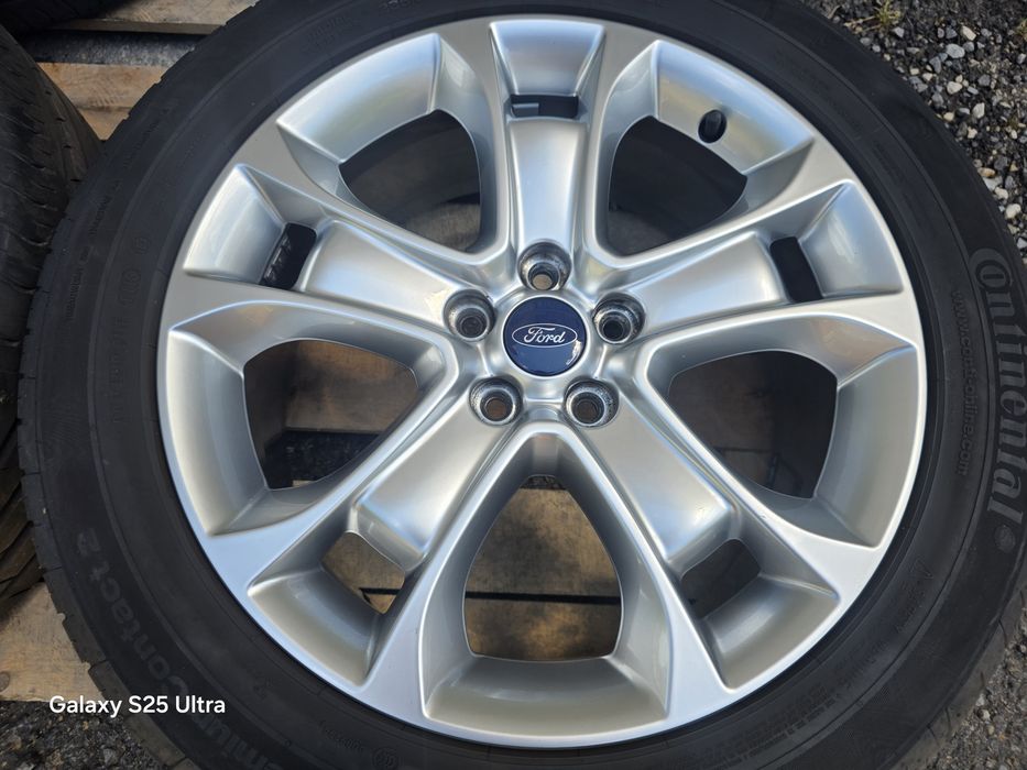 Лети джанти 18ки 5х108 Ford + летни гуми 235/50/18 Continental