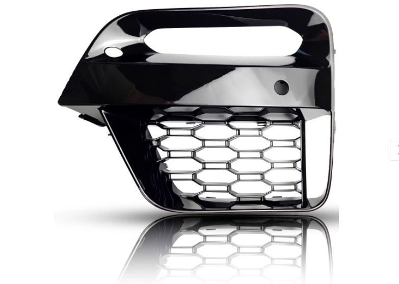 Grila bara protectie, spoiler Bmw X3 (G01), 06.2017-07.2021; X4 (G02), 03.2018-, model: pachet, M, montare fata, stanga, gaura senzor parcare; gauri proiectoare, RapidAuto