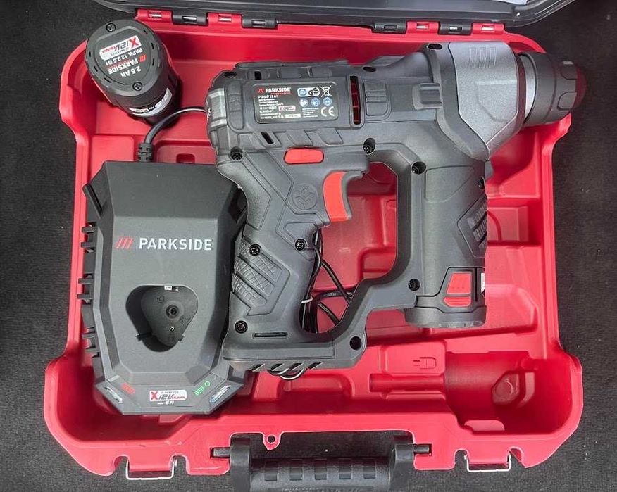 Акумулаторен перфоратор Parkside 12V Две функции внос Германия