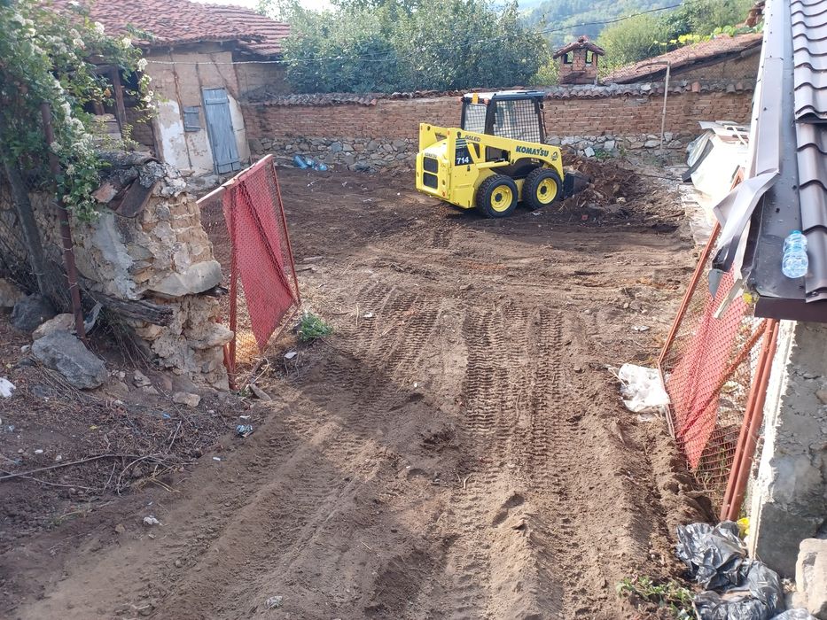 Услуги с бобкат и самосвал