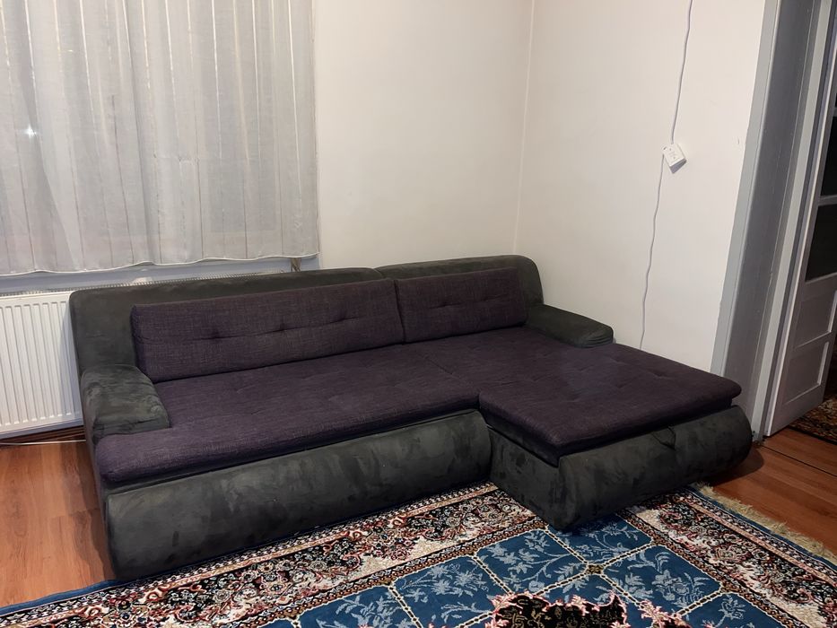 Coltar extensibil cu lada Canapea  transport GRATUIT