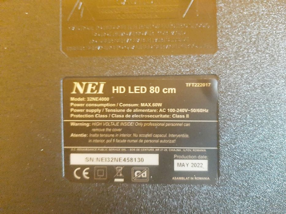 Tv LED  NEI de 80 cm