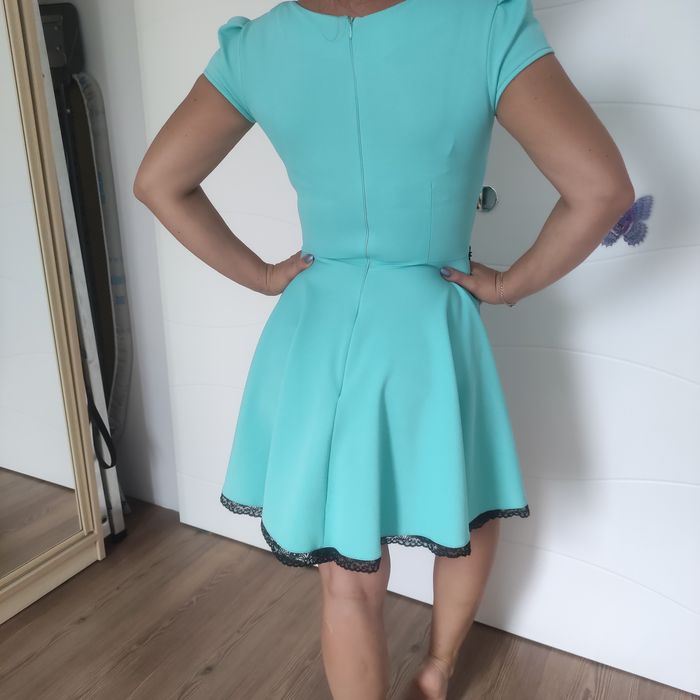 Rochița ocazie turcoaz 38-40