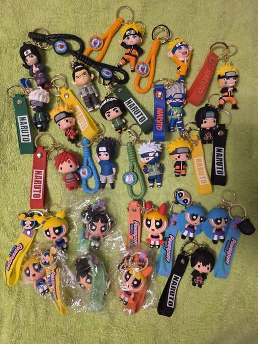 Breloguri din silicon cu naruto /fetele power puff /paw patrol