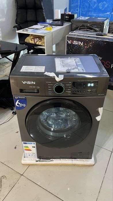 YASIN GT65-1065F 6.5 кг — супер узкая 44 см, BLDC, пар, A+++