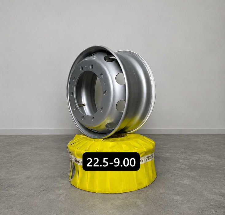 22.5×11.75, 22.5×9.00 ва бошқа размерларда юк автомобилларига дискалар
