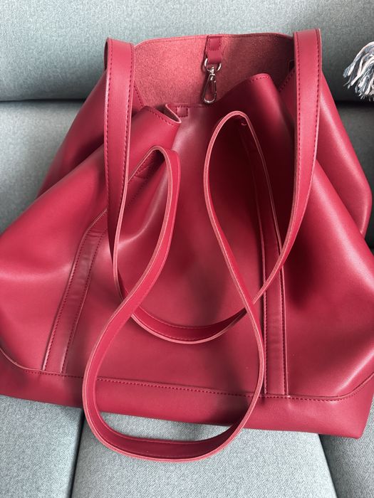 Голяма червена чанта PASQ