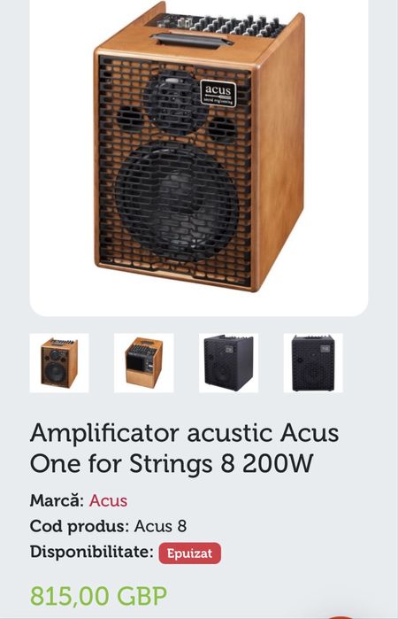 Acus Oneforstrings 8 amplificator chitara