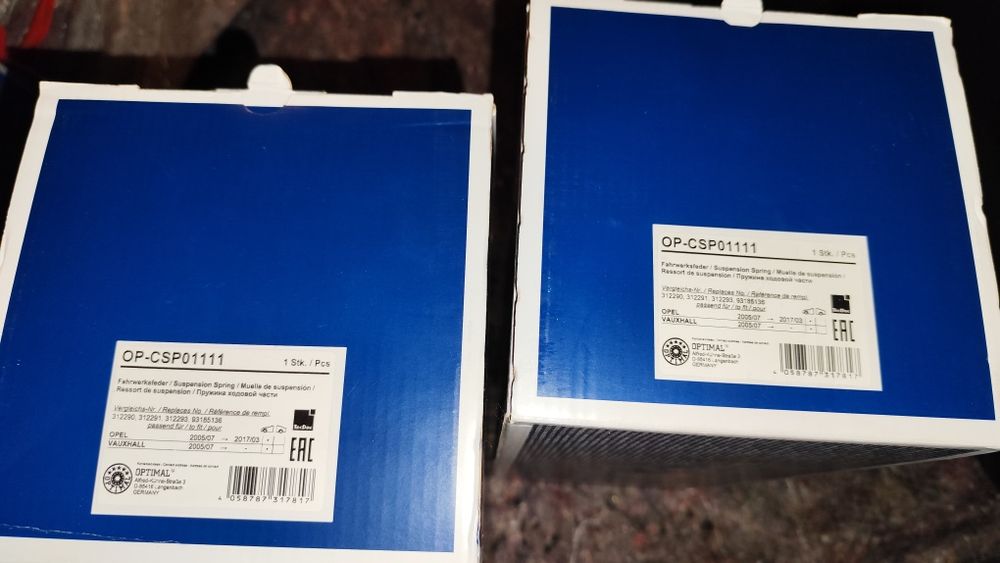Предни пружини Opel