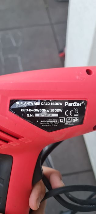 Suflanta cu aer cald Panzer si accessorii