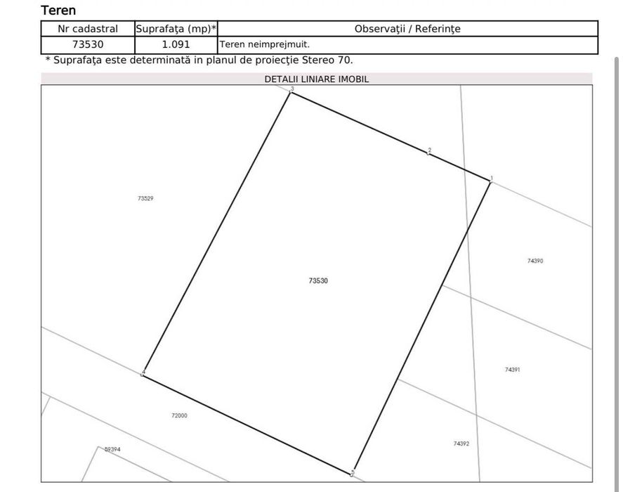teren apahida zona centrala