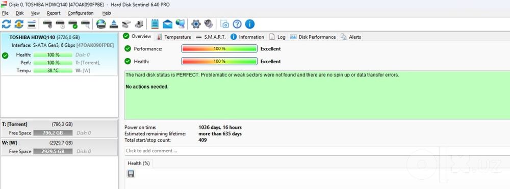 4тб  Toshiba HDD