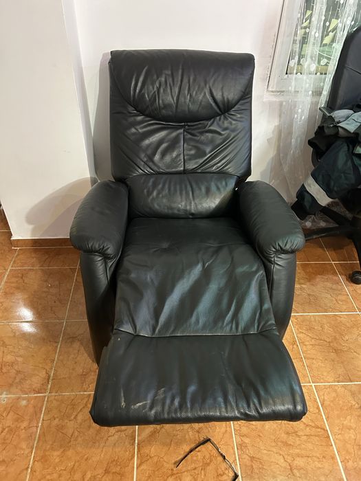 Растигателен кожен фотьойл