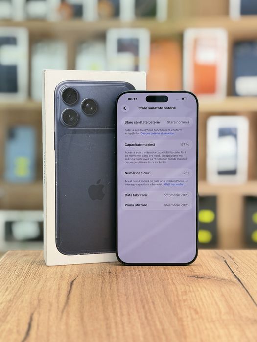 iPhone 17 Pro Max 1Tb Blue/Baterie97%/Garantie 12 luni @atsgsm.ro