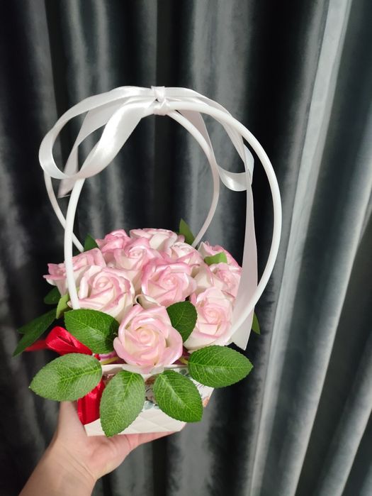 Мыльные розы,лукошки