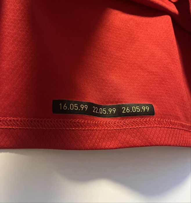 Tricou Adidas Manchester United 2019/2020 Home RARE SAMPLE - Ediție Specială 20 de ani de la Tripla din 1999