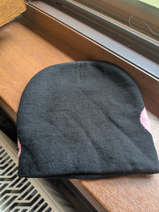 Black and Pink Beanie