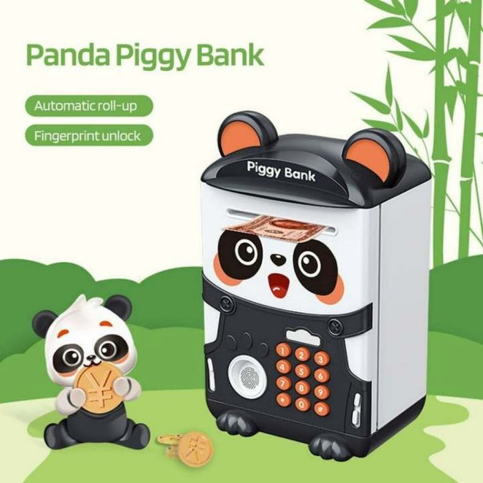 Детска касичка Panda , автоматично превъртане на парола,отключване с п