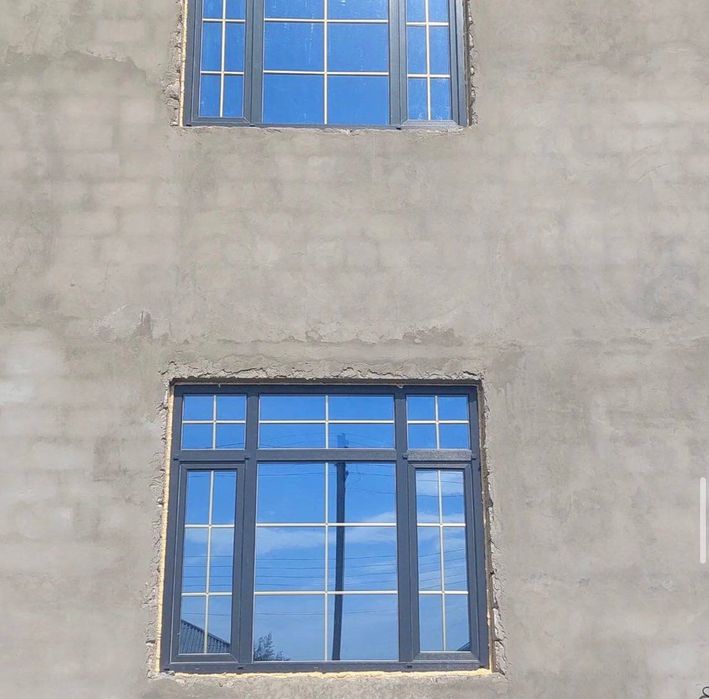 Пластиковые алюминиевые окна двери
