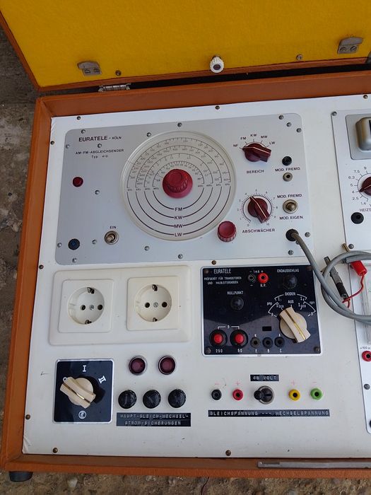 Ретро радио тестер Euratele Kőln