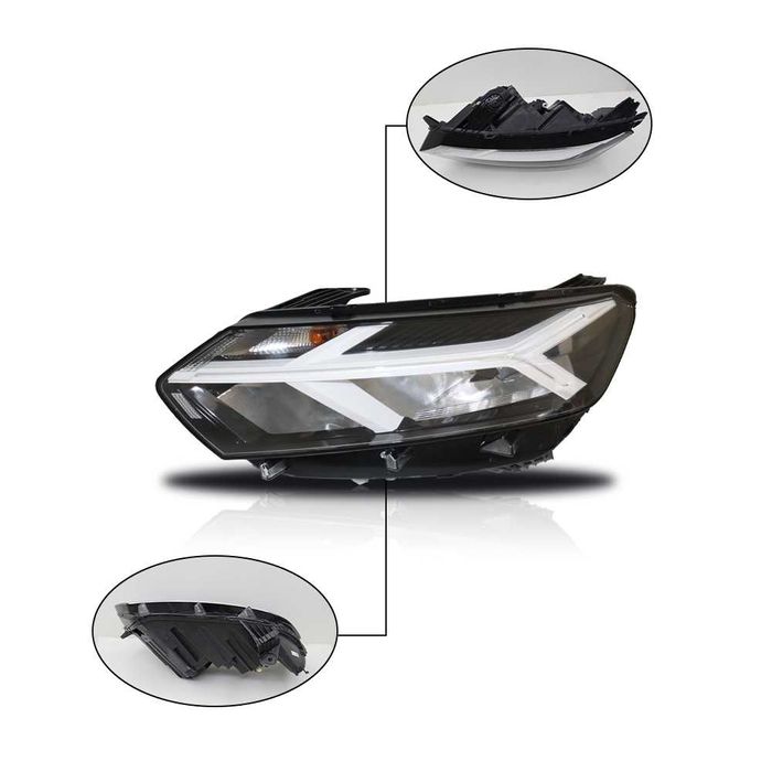 Far Faruri Dacia Logan (2021+) ramă albă Nou Stânga sau Dreapta