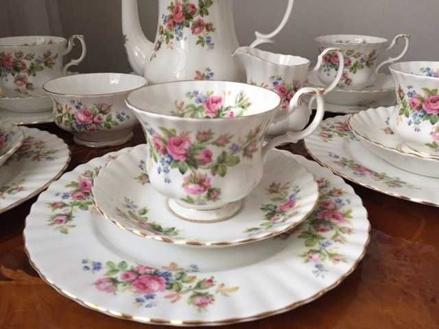 Serviciu mic-dejun Royal Alber Moss Rose nefolosit