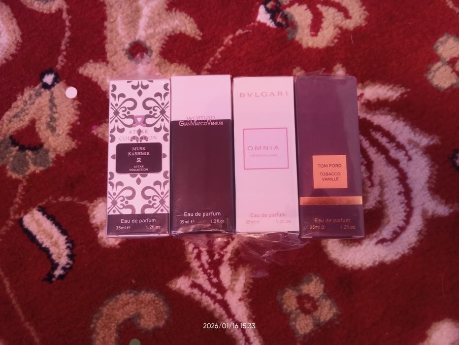 Туалетная вода, духи