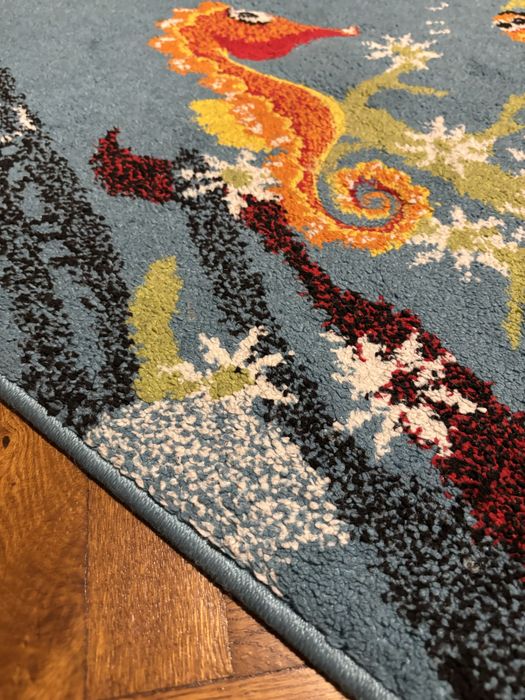 Детски килим с морски десен