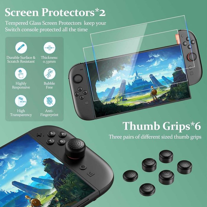 All-in-One Nintendo Switch 2 Accessory Bundle–пълен комплект аксесоари