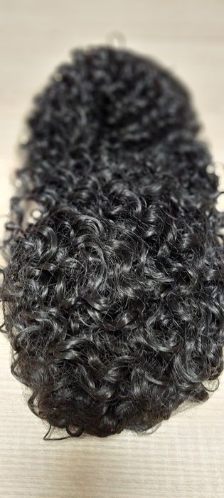 Екстеншън за черна къдрава коса