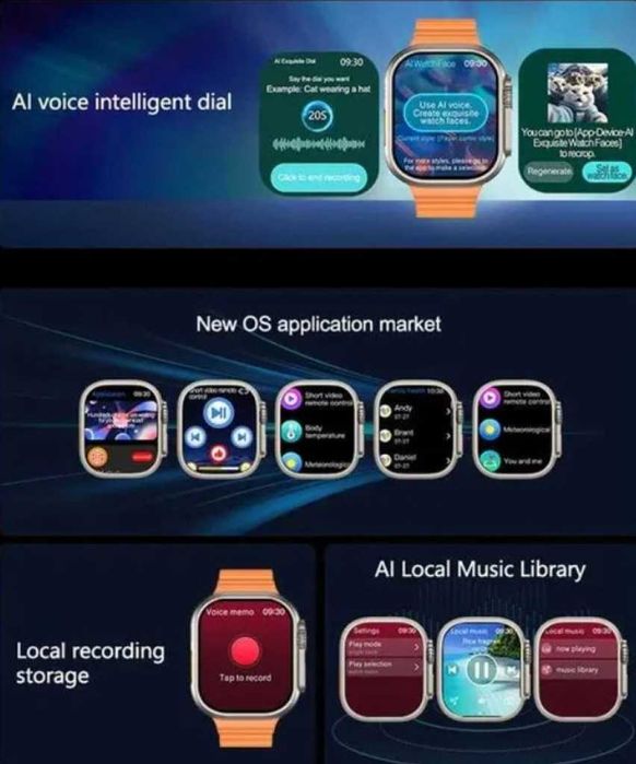 Интелигентен смарт часовник с напреднали функции