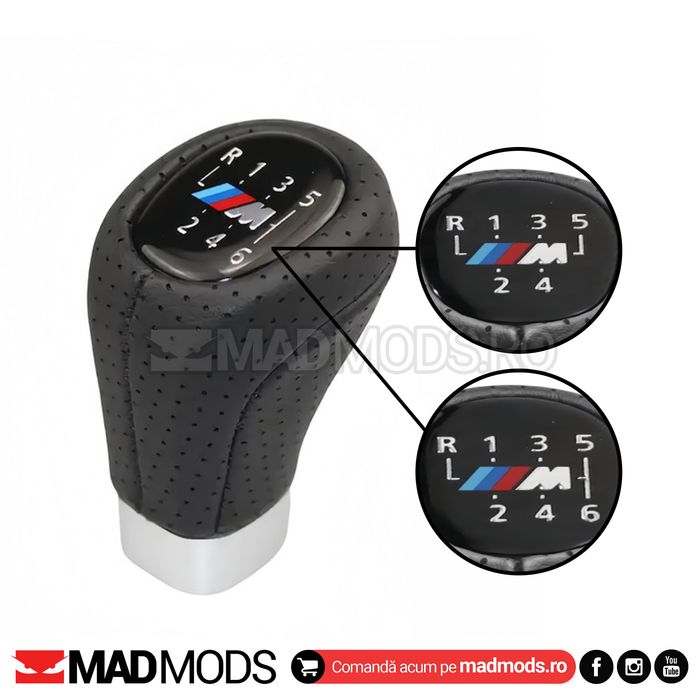 Nuca schimbator M, Piele BMW E60 E61 E90 E91 E92 E81 E87 etc
