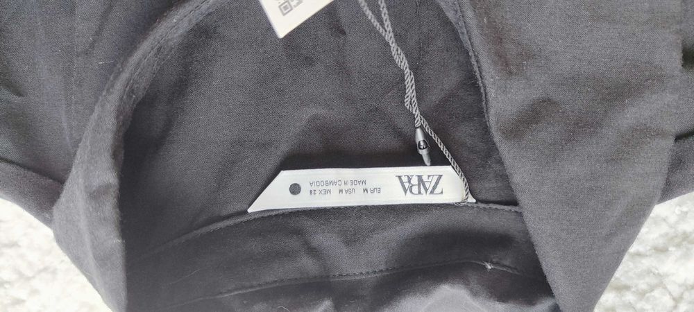 Дълга рокля тип риза ZARA